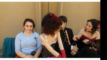 ACCIÓN. Ana Soto, otra de las actrices pilarenses que está participando del rodaje de “Infelices”, la nueva película de Adrián Suar, dirigida por Juan Taratuto..