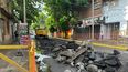 La calle Ituzaingó fue cerrada al tránsito debido a una serie de trabajos pluviales que se están realizando en el lugar.&nbsp;