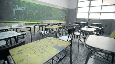 AULAS VACÍAS. Mañana y pasado paran escuelas públicas..