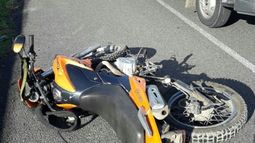 Motociclista herido por choque en Panamericana