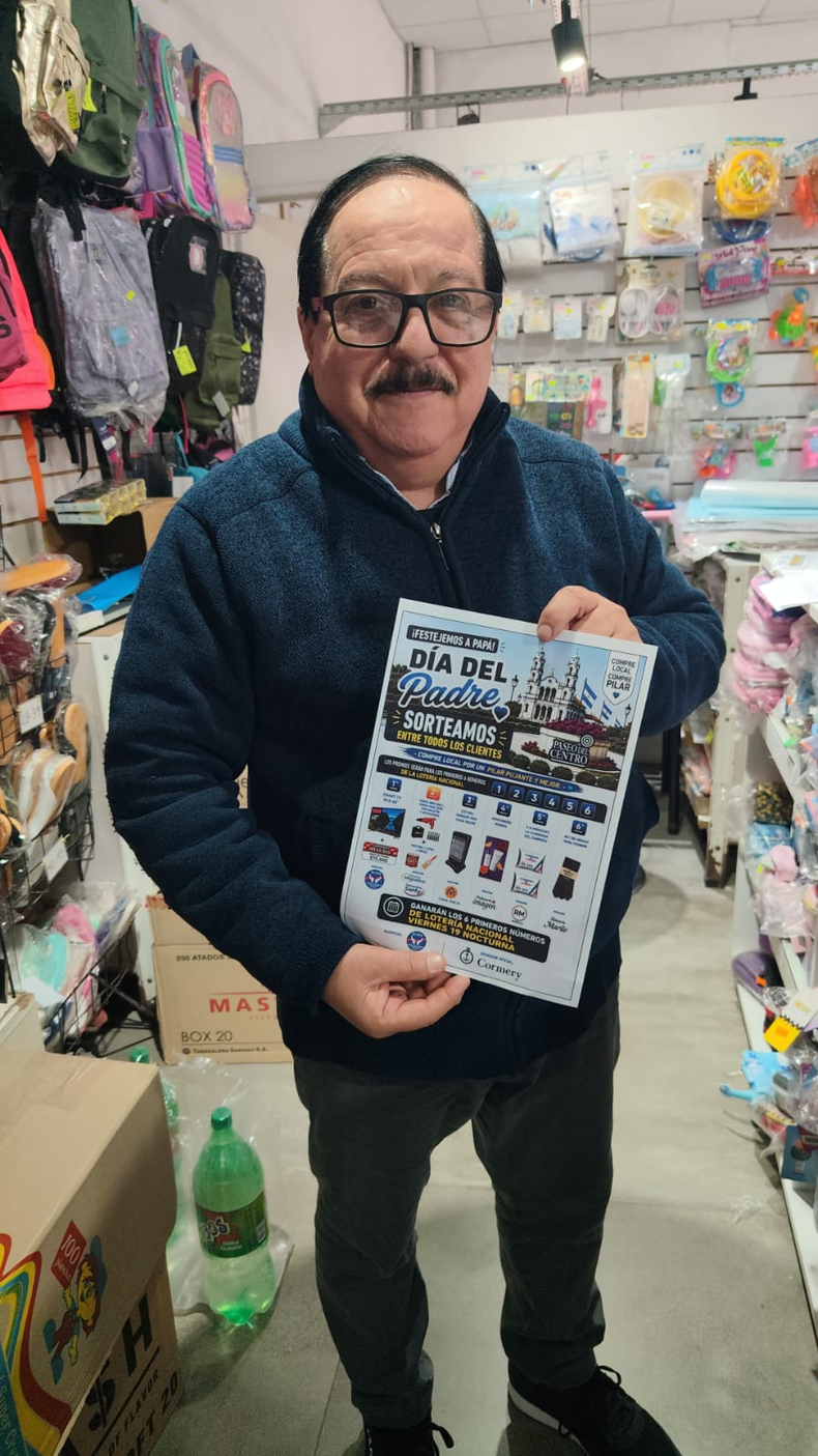 SORTEO. Alfredo Ventura, presidente de Scipa. La entidad lanz&oacute; la campa&ntilde;a "Compre local".&nbsp;