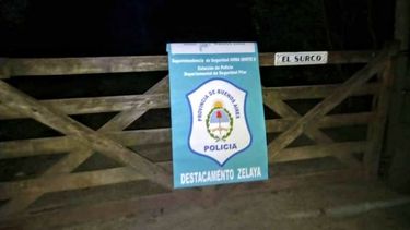 TRANQUERA. La policía acudió por llamados al 911..