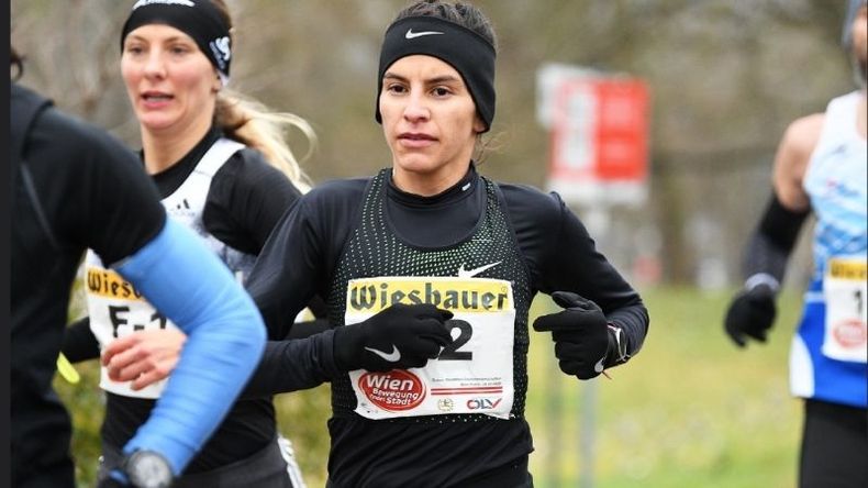 DESAFÍO. Ocampo en plena competencia en Viena. (Foto - Wien Prater, ÖSTM Marathon)..