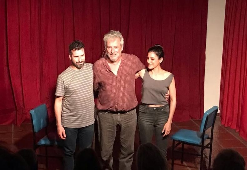 Diego Demarchi, Horacio Dann y Lucrecia Rossetto, en Torrente.