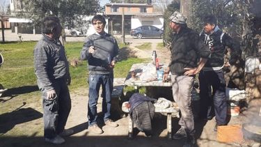 TIJERA. Lagomarsino trabaja fuertemente en los barrios el corte de boleta..