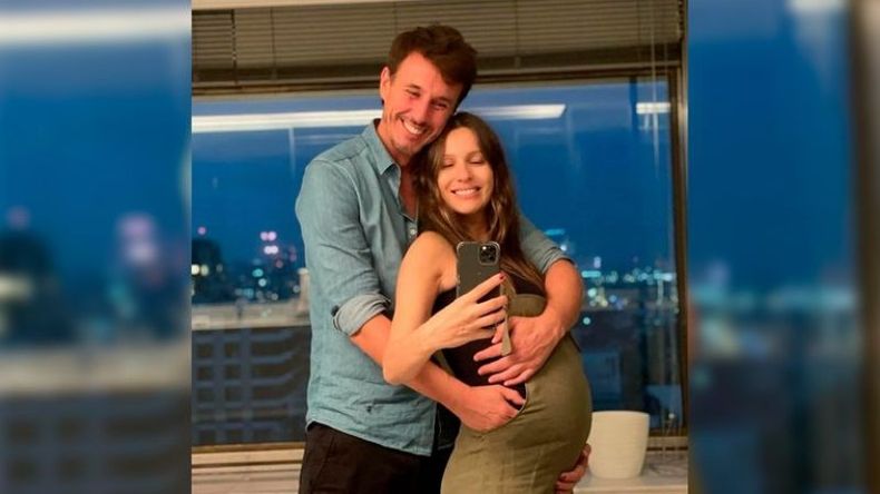 Pampita y García Moritán esperan su primera hija en común para finales de junio. .