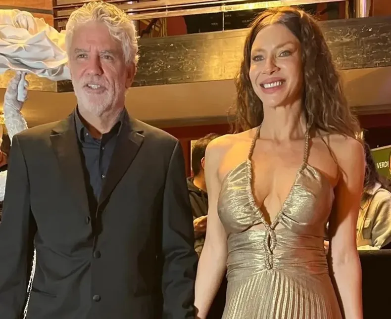 OTROS TIEMPOS. Romina Gaetani junto a su ex pareja a quien denunció.