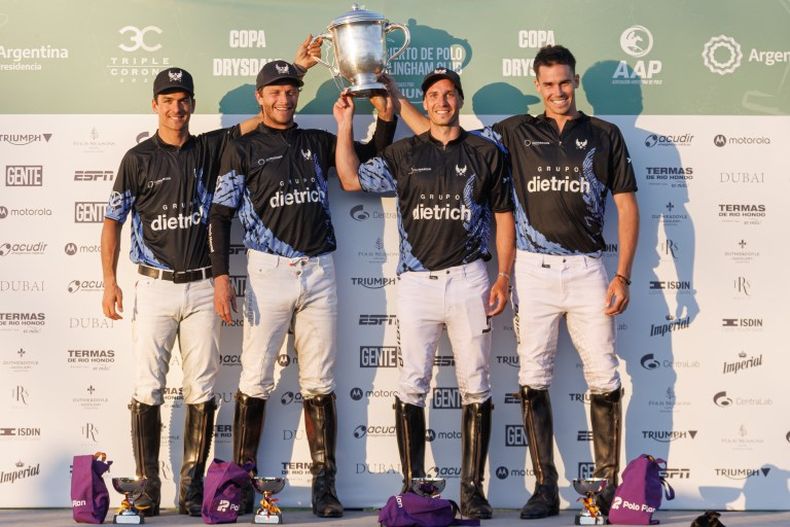 CAMPEÓN. El cuarteto de La Ensenada que se quedó con la Copa Subsidiaria.&nbsp;