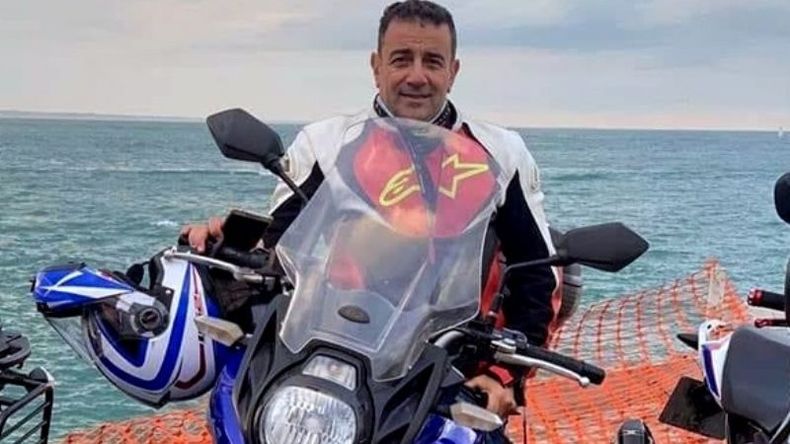 Jadur era un amante de las motos (foto El Día de Escobar)..