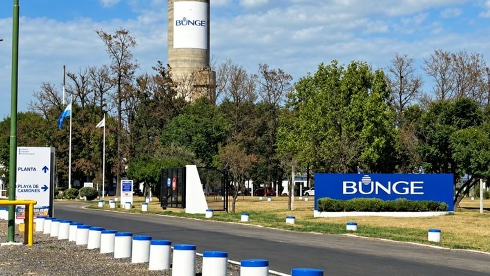 La planta que la empresa Bunge tiene en Campana.