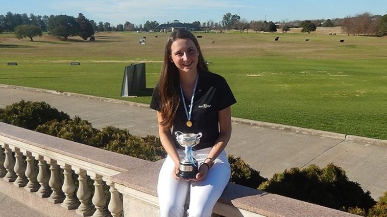 COPADA. Macarena Aguilera en Pilar Golf, durante la entrevista con El Diario..