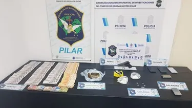 DROGAS. Fueron incautadas en una vivienda de Villa Astolfi.
