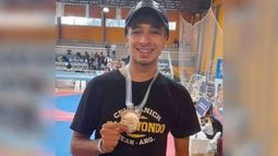Medalla nacional de Nico Hoyos