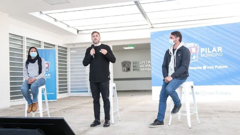 El intendente inauguró las ampliaciones del hospital esta mañana y presentó el tomógrafo computado que sumará el nosocomio. .