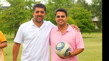 COMO EN CASA. Sergio y Ezequiel Vázquez van por el sueño de ser campeones mundiales en Pilar Golf..