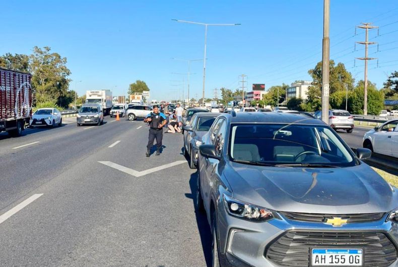 Los accidentes complicaron el tránsito en Panamericana en ambos sentidos esta mañana. Foto ilustrativa.&nbsp;