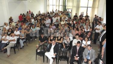 Imagen de una de las reuniones que vienen desarrollando los vecinos..