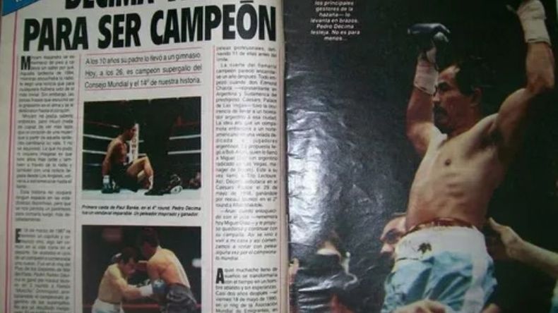 Hace 30 años, Pedro Décima alcanzaba la gloria eterna