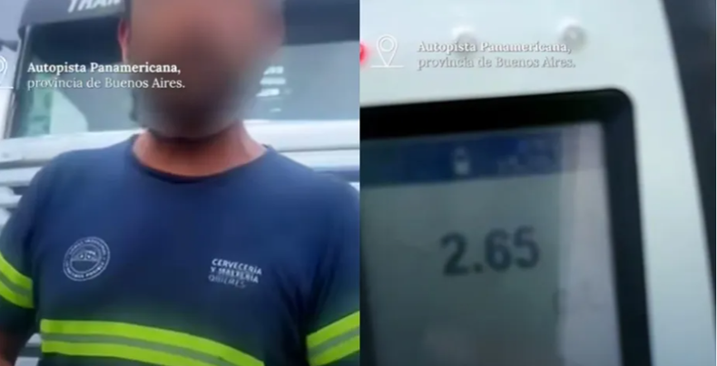 IMPRUDENCIA. El camionero había salido desde Corrientes y conducía con 2,65 g/l de alcohol en sangre.