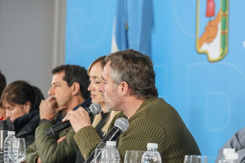CUMBRE. Achával participó de la reunión en la sede del PJ nacional.