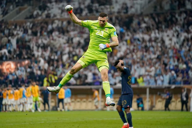 El Dibu Martínez, arquero de la Selección Argentina. (Clarín).