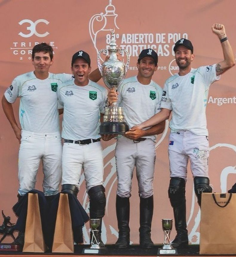 CAMPEÓN. El cuarteto de La Hache ganó Tortugas, su primer título en la Triple Corona.