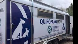 MÓVIL. Un quirófano veterinario recorre el distrito..