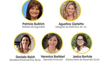 Patricia Bullrich, en Alberti con mujeres de Cambiemos
