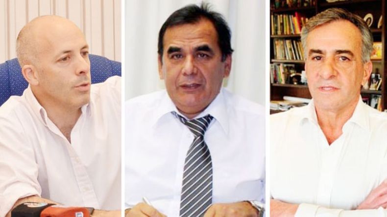 Nicolás Ducoté, José Molina y Jesús Cariglino..