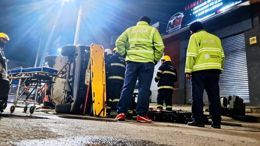 El accidente se registró en la Ruta 25, a 200 metros del ingreso al complejo Pilar del Este.&nbsp;