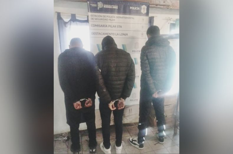 DETENIDOS. Tienen 24, 21 y 19 años de edad. &nbsp;