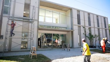 La Casa de la Mujer durante su etapa de construcción en noviembre pasado.&nbsp;