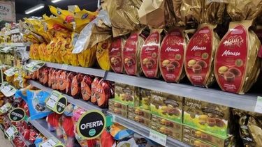 OFERTA. Los huevos de Pascua que más se venden son los que pesan entre 100 y 250 gramos..