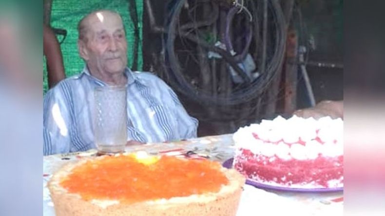 ESPERANZA. Con 94 años, Ismael Charreun superó el coronavirus. .