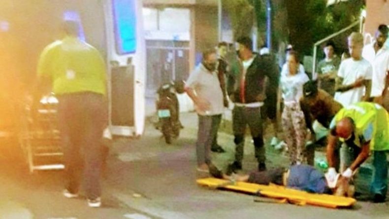El hombre de 68 años fue trasladado al hospital Sanguinetti con politraumatismos..
