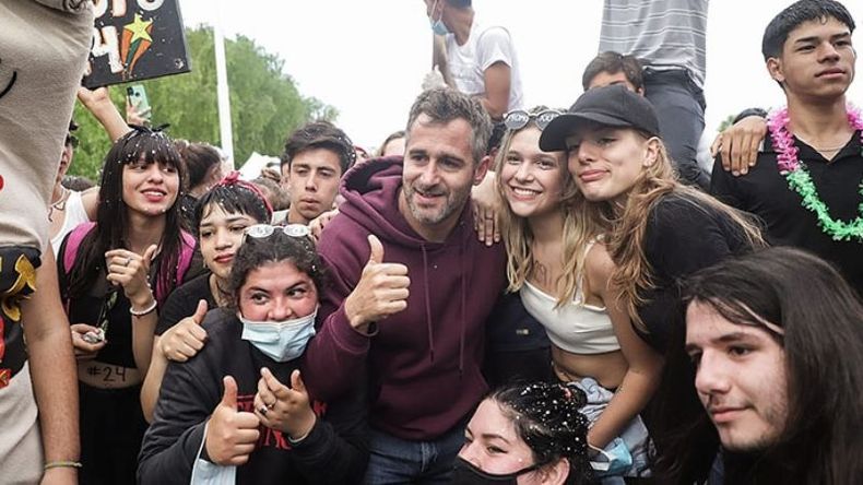 ALEGRÍA. Achával destacó “la buena onda” de la gente en las Patronales..