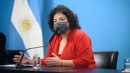 OPTIMISTA. Vizzotti busca acelerar la aplicación de las segundas dosis..