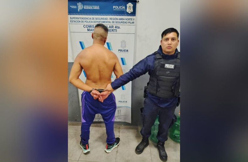 El ladrón tiene 30 años y fue hallado en el interior de una vivienda.&nbsp;