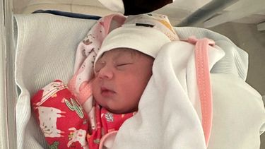 BIENVENIDA. Valerin, la primera beba del año en Pilar.
