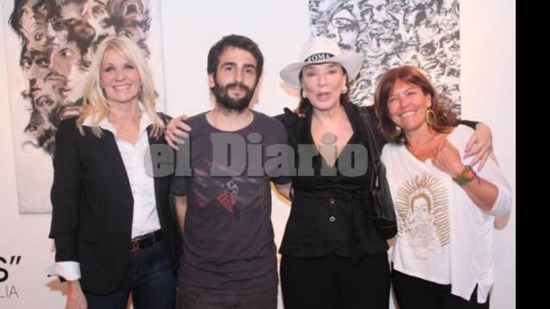 La exmodelo y conductora Evelyn Scheidl, Subiela, Graciela Borges y María Claudia Defante..
