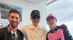 TRÍO. Messi, Bizarrap y Colapinto, en el encuentro en Miami. TRÍO. Messi, Bizarrap y Colapinto, en el encuentro en Miami.