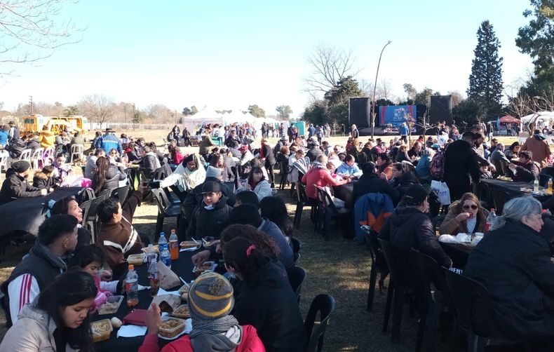 En 2023 hubo una multitud en Zelaya en la Fiesta Provincial del Locro.&nbsp;