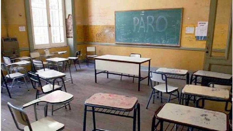 SIN CLASES. La semana volverá a comenzar con medidas de fuerza..