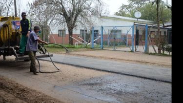Las obras alcanzaron a las calles Lennox y Esperanza..