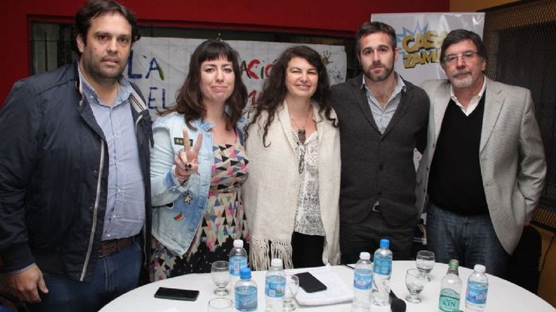 MESA. Debandi, Portos, Wanger, Achával y Sileoni; encuentro en Del Viso. .