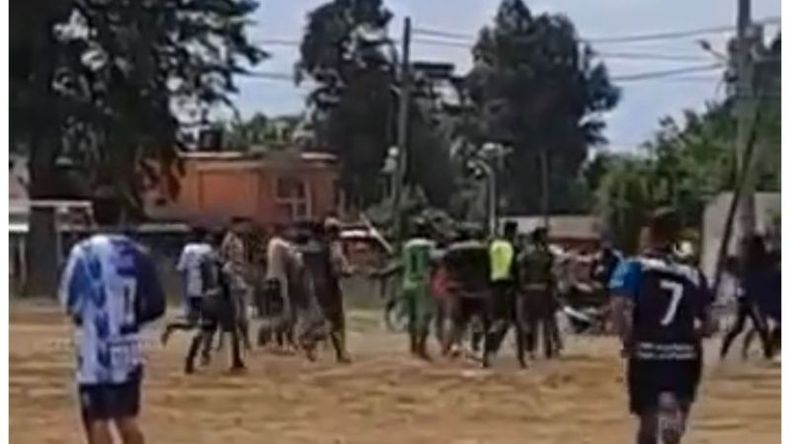 La agresión se produjo durante un partido de la liga Lipfa.