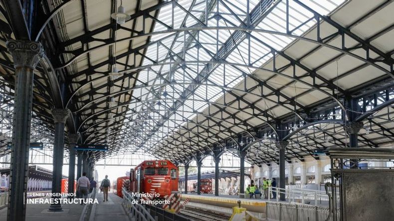 Así luce desde hoy la renovada estación Retiro..