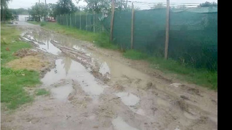 Erica Sibille envió esta imagen de la calle Formosa, entre La Pampa y Uruguay..