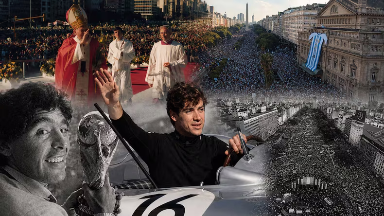 Buenos Aires, la ciudad donde las multitudes hacen historia. (IA Canal 26).