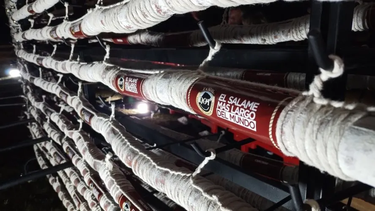 Tandil volvió a batir el récord del salame más largo del mundo: midió 401,73 metros